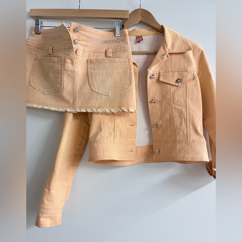 Light orange Denim Set